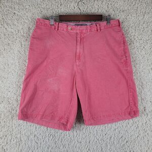Peter‎ Millar Shorts Men's Size 35 x 9" Inseam Red Sun Washed 100% Pima Cotton